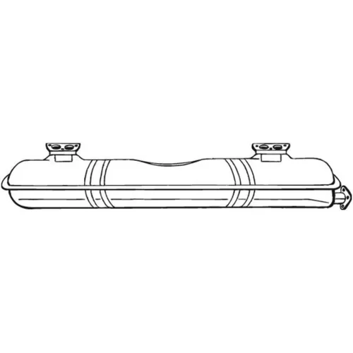 Predný tlmič výfuku BOSAL 233-203