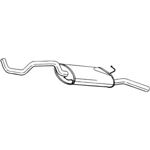 Koncový tlmič výfuku BOSAL 282-463