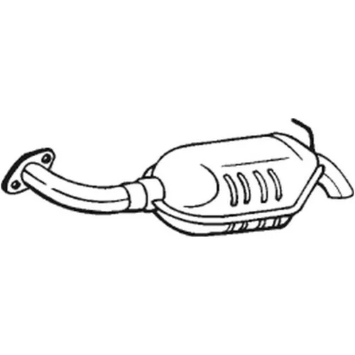 Koncový tlmič výfuku 171-019 /BOSAL/