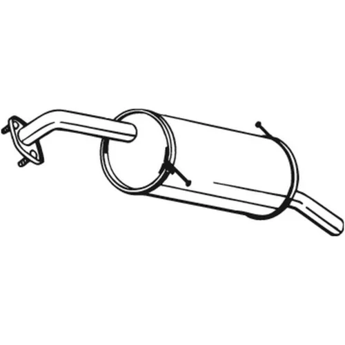 Koncový tlmič výfuku 171-051 /BOSAL/
