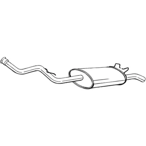 Koncový tlmič výfuku BOSAL 278-079