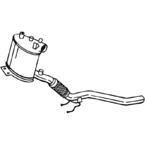 Filter sadzí/pevných častíc výfukového systému 097-523 /BOSAL/