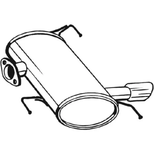 Koncový tlmič výfuku BOSAL 247-009