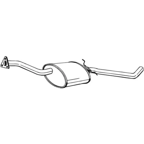 Stredný tlmič výfuku BOSAL 281-033