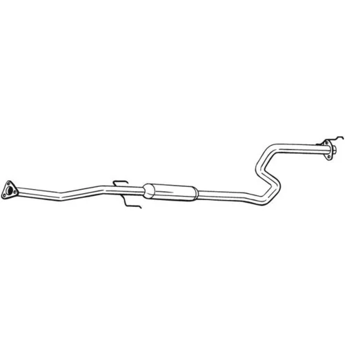Stredný tlmič výfuku BOSAL 287-123
