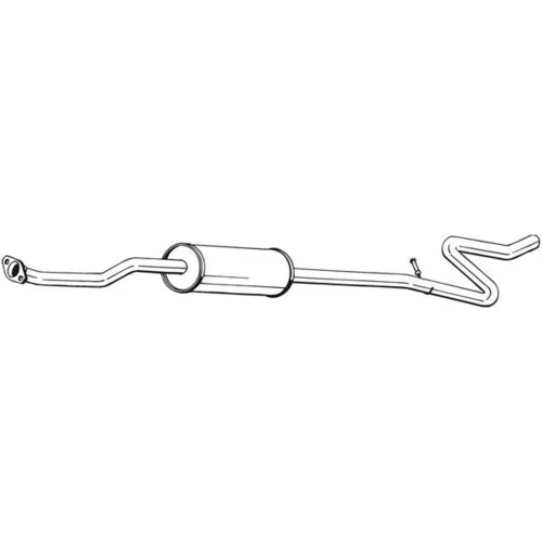 Stredný tlmič výfuku BOSAL 288-133