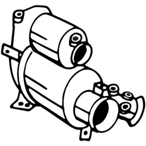 Filter sadzí/pevných častíc výfukového systému BOSAL 095-556