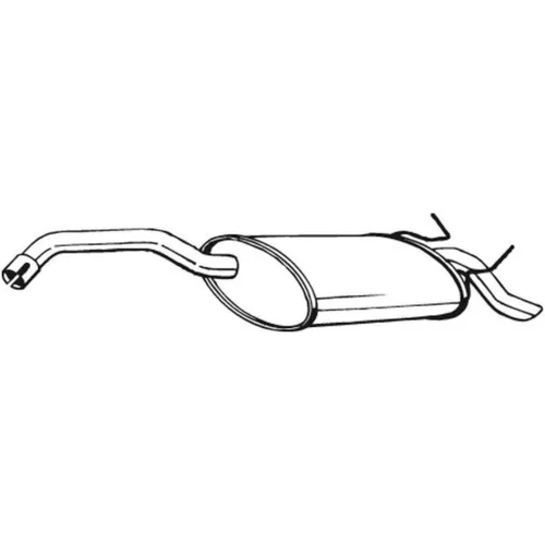 Koncový tlmič výfuku BOSAL 200-543