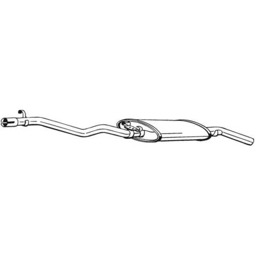 Koncový tlmič výfuku 282-313 /BOSAL/