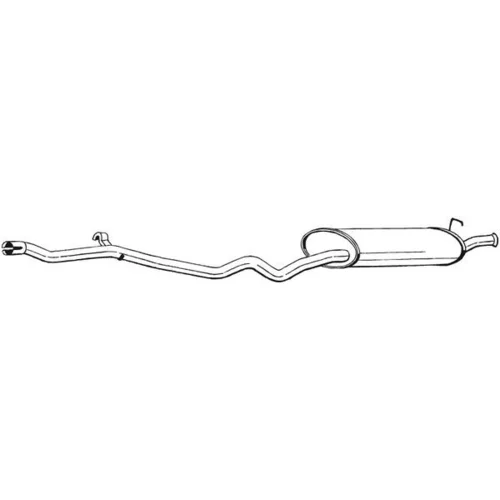 Koncový tlmič výfuku BOSAL 287-147