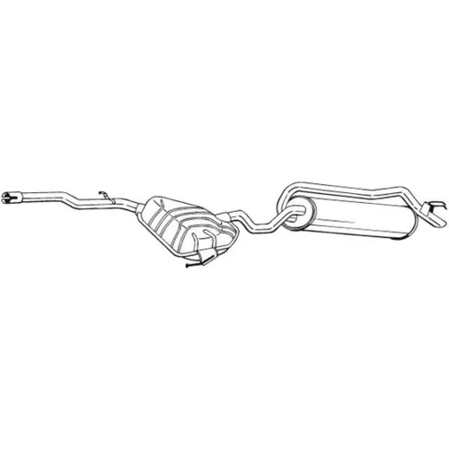 Koncový tlmič výfuku BOSAL 292-117