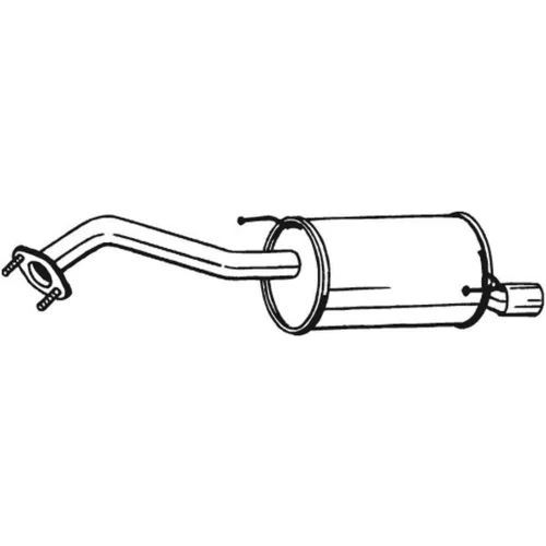 Koncový tlmič výfuku BOSAL 145-161