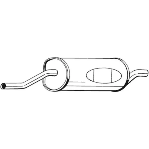 Koncový tlmič výfuku 247-893 /BOSAL/