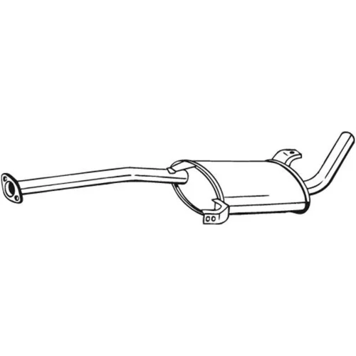 Stredný tlmič výfuku BOSAL 279-125