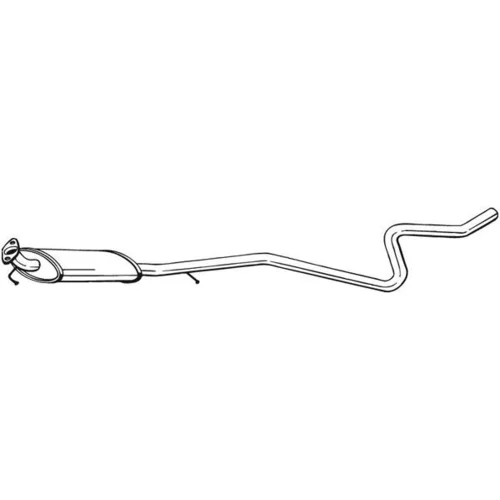 Stredný tlmič výfuku BOSAL 285-529