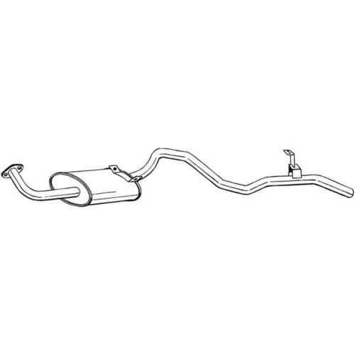 Koncový tlmič výfuku BOSAL 286-039