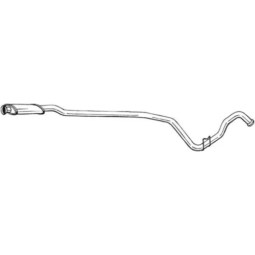 Stredný tlmič výfuku BOSAL 287-509