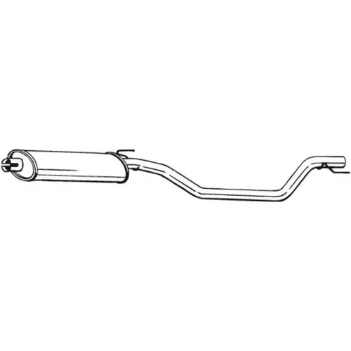 Stredný tlmič výfuku BOSAL 284-383