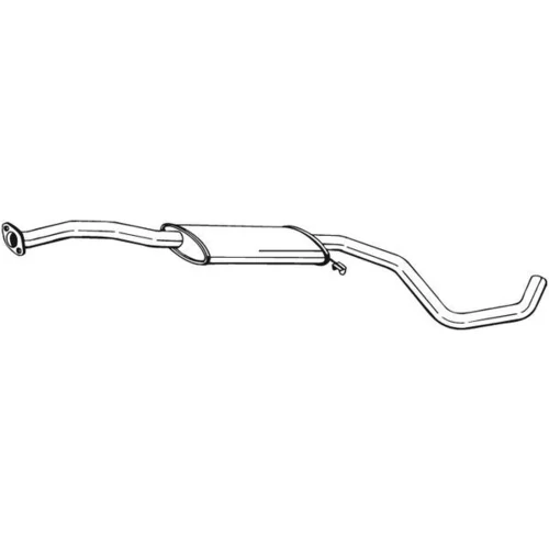 Stredný tlmič výfuku BOSAL 285-205