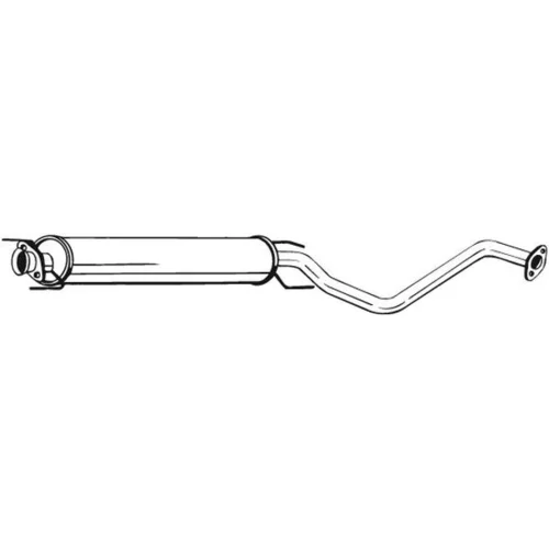 Stredný tlmič výfuku BOSAL 286-151