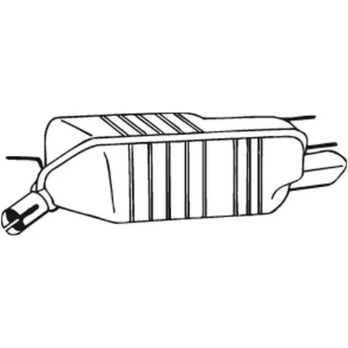 Koncový tlmič výfuku 185-403 /BOSAL/
