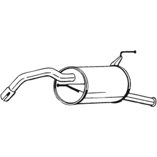 Koncový tlmič výfuku 228-145 /BOSAL/