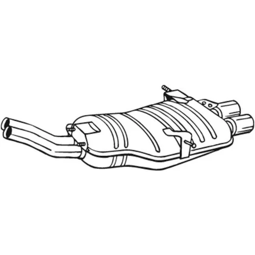 Koncový tlmič výfuku 247-531 /BOSAL/
