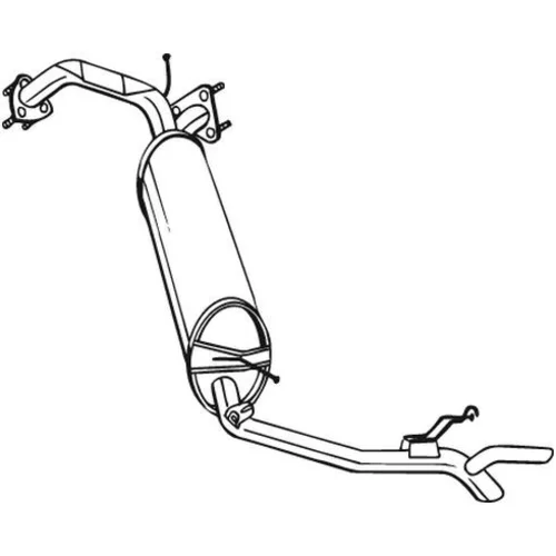 Koncový tlmič výfuku BOSAL 282-975