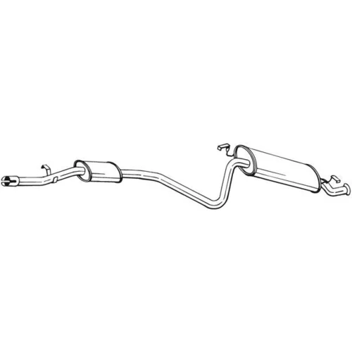 Koncový tlmič výfuku BOSAL 287-149