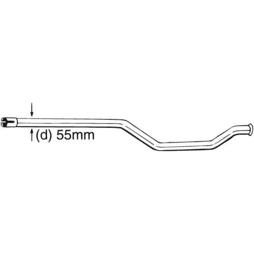 Opravné potrubie pre katalyzátor 889-003 /BOSAL/