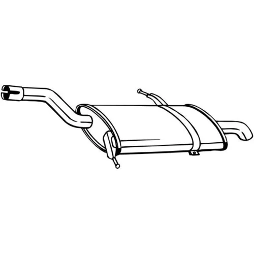 Koncový tlmič výfuku BOSAL 135-125