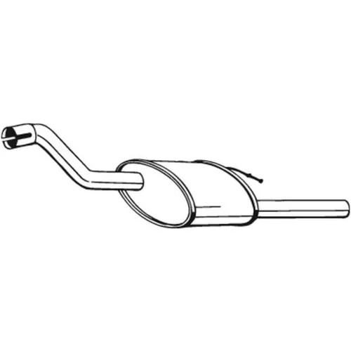 Koncový tlmič výfuku BOSAL 154-313