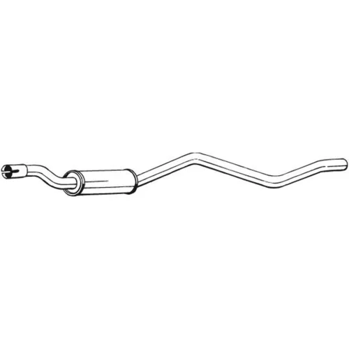Stredný tlmič výfuku BOSAL 282-531