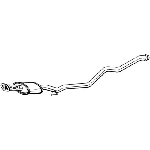 Stredný tlmič výfuku 284-631 /BOSAL/