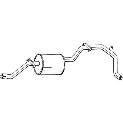 Koncový tlmič výfuku BOSAL 285-413