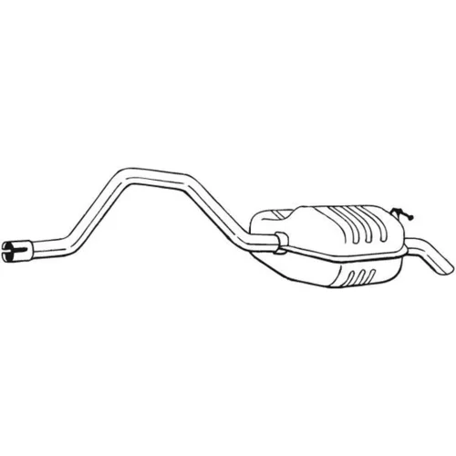 Koncový tlmič výfuku BOSAL 278-857