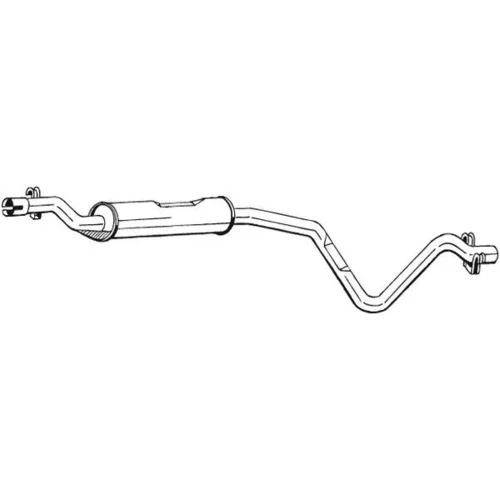 Stredný tlmič výfuku BOSAL 282-247