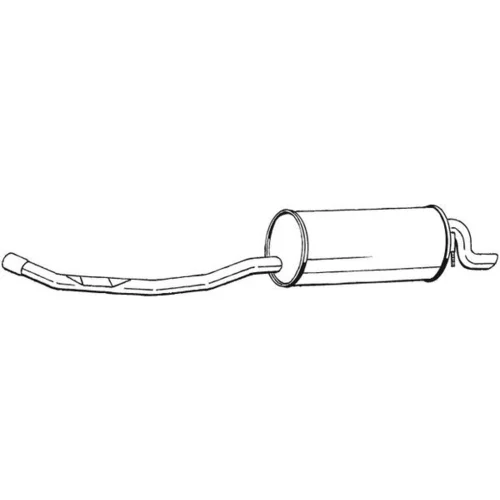 Koncový tlmič výfuku BOSAL 283-139