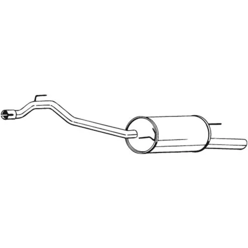 Koncový tlmič výfuku 283-461 /BOSAL/