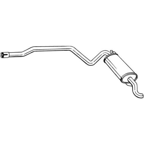 Koncový tlmič výfuku 287-199 /BOSAL/