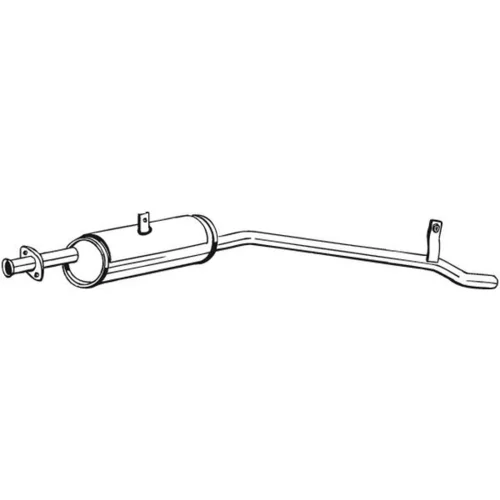 Stredný tlmič výfuku BOSAL 279-017