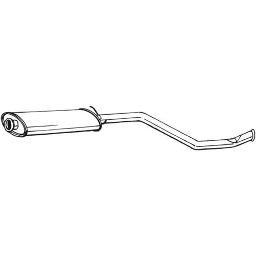 Stredný tlmič výfuku 281-665 /BOSAL/