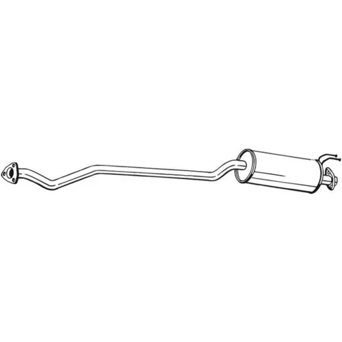 Stredný tlmič výfuku 287-441 /BOSAL/