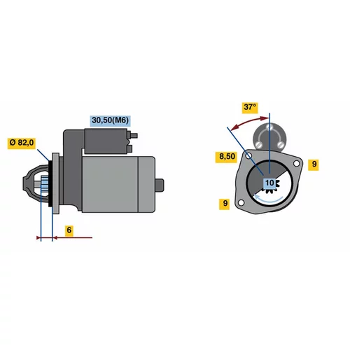 Štartér 0 001 139 005 /BOSCH/ - obr. 4