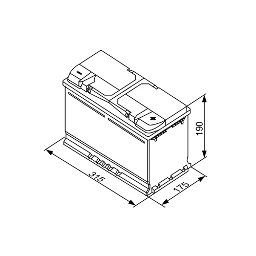 Štartovacia batéria 0 092 S50 110 /BOSCH/ - obr. 4