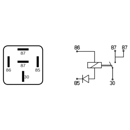 Rele, riadiaca jednotka-Motormanagement 0 332 014 112 /BOSCH/ - obr. 2