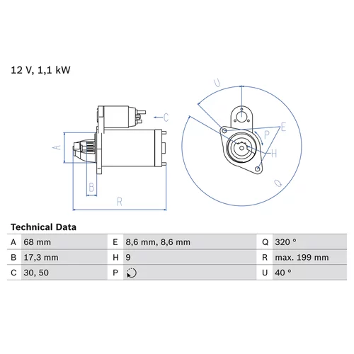 Štartér 0 986 023 660 /BOSCH/ - obr. 4