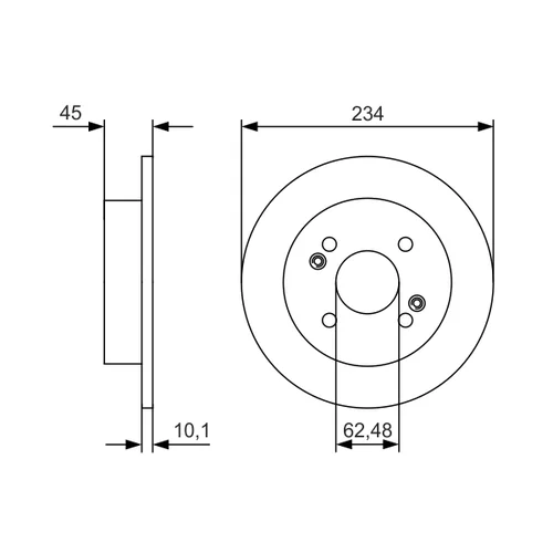 Brzdový kotúč 0 986 479 D02 /BOSCH/ - obr. 4