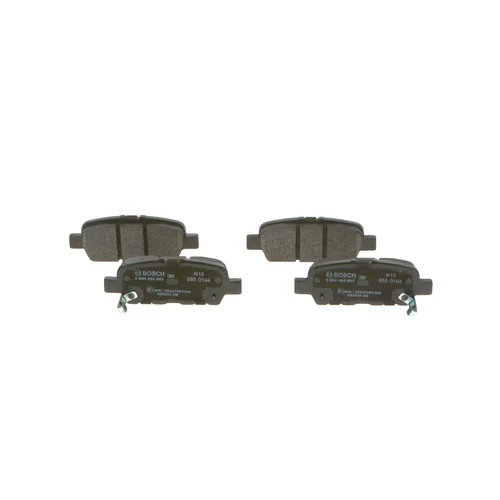 Sada brzdových platničiek kotúčovej brzdy 0 986 494 857 /BOSCH/ - obr. 2