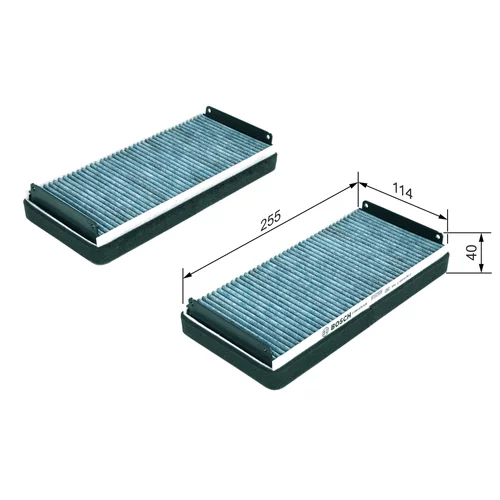 Filter vnútorného priestoru 0 986 628 528 /BOSCH/ - obr. 4